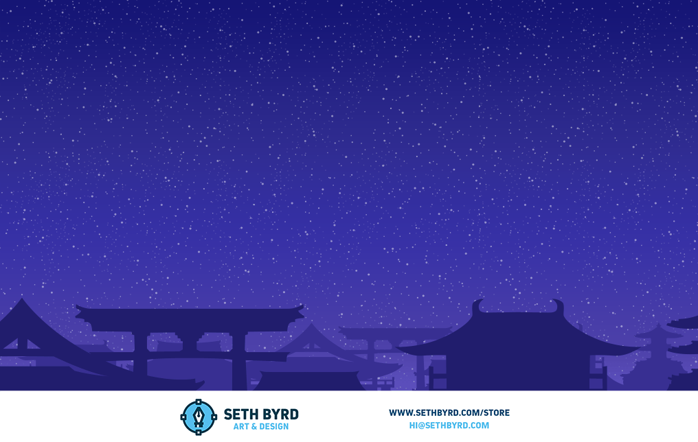 Starry Night Background